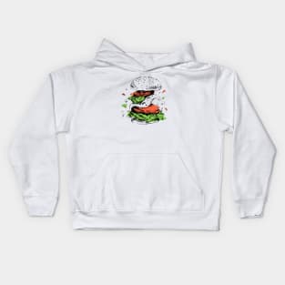 Flying Burger Kids Hoodie